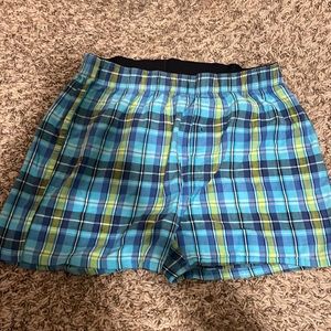 plaid shorts